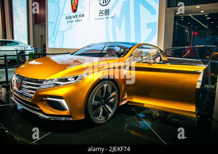 Roewe Vision-R auf der Guangzhou Auto Show 2015 zu sehen. Stockfoto