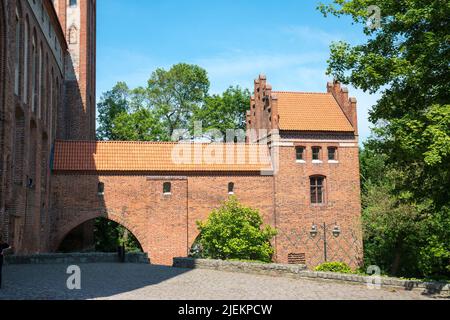 Kreuzritterburg (14. Jahrhundert), Kwidzyn, Pommersche Woiwodschaft, Polen Stockfoto