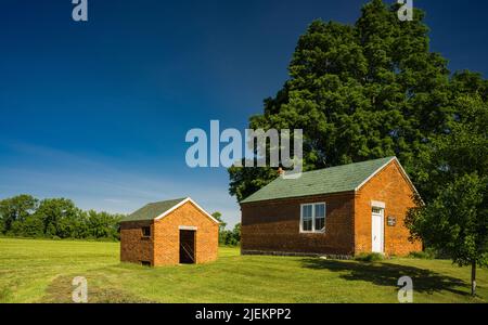 Hockanum School Hockanum Rural Historic District   Hadley, Massachusetts, USA Stockfoto