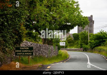 Dunguaire Castle in Kinvara, Irland. Stockfoto