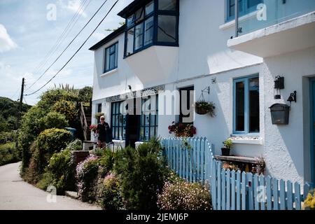 Helford Village Stores, Helford, Cornwall Stockfoto