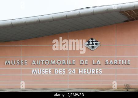 Le Mans, Frankreich - 21. März 2015: Das Museum der 24 Stunden von Le Mans. Das Museum der 24 Stunden von Le Mans ist ein Motorsportmuseum Stockfoto