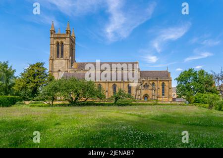 St. Michael & All Angels Church, Broadway, Worcestershire, England. Stockfoto