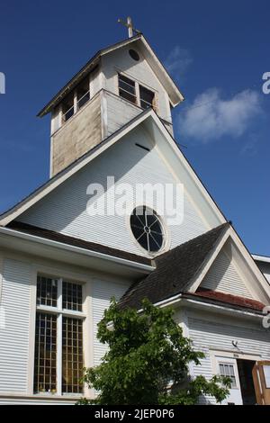 Die ehemalige St. Josephs Catholic Church in Townsite, Powell River Stockfoto