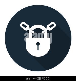 PSA-Symbol.Sperrsymbol auf weißem Hintergrund isolieren, Vektorgrafik EPS.10 Stock Vektor