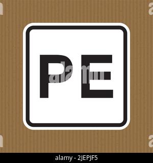 Symbol Für Physische Erde, Vektorgrafik, Isolieren Auf Weißem Hintergrund. EPS10 Stock Vektor