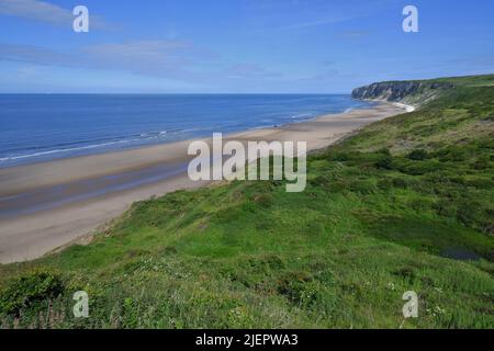 ' REIGHTON SANDS ' , ' FILEY BAY ' , ' NORTH YORKSHIRE COAST ' . Stockfoto