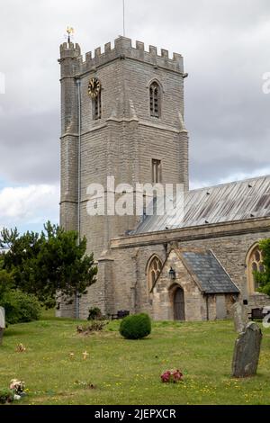 St. Andrew's Church in Burnham on Sea, Somerset, Großbritannien Stockfoto