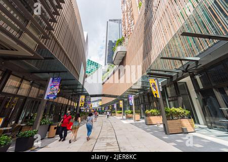 Kuala Lumpur, Malaysia - Juni 19,2022:Außenansicht des LaLaport BBCC befindet sich in Bukit Bintang, Malaysia. Stockfoto