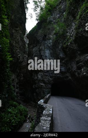 Strada della forra, Tremosine, italien Stockfoto