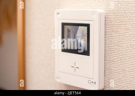 Türklingel Kamera Bildschirm Monitor-System Stockfoto