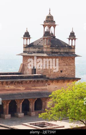 Kuppel von Vikram Mahal im Fort Gwalior, Madhya Pradesh, Indien. Stockfoto