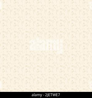 Handgezeichnete Scribble Doodle Elemente nahtloses Muster für Stoff Tapete Verpackung Stock Vektor