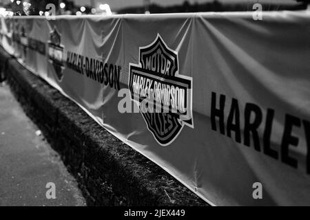 Magic Bikes Rüdesheim, eine der größten Harley Davidson Events Europas im Weltkulturerbe Rheintal. Harley & Vintage Bike Rallye, Deutschland Stockfoto