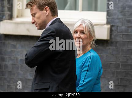 London, Großbritannien. 28.. Juni 2022. Minister in Downing Street, Nadine Dorries, Kultursekretärin, Kredit: Ian Davidson/Alamy Live News Stockfoto