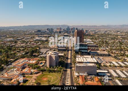 Luftaufnahme der Stadt Phoenix, Arizona Stockfoto