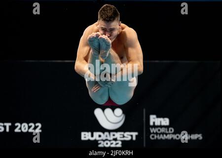 Hart Alex AUT 3m. Springboard Semifinal Diving FINA 19. World Championships Budapest 2022 Budapest,Duna Arena Pool 27/06/2022 Foto Giorgio Scala / Deepbluemedia / Insidefoto Stockfoto