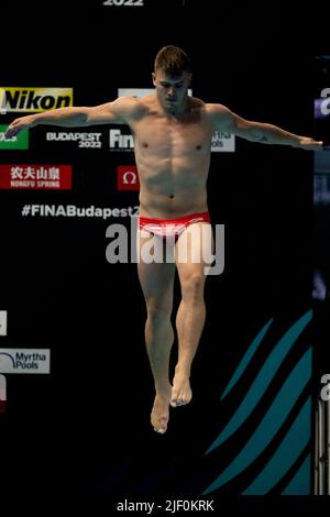 Hart Alex AUT 3m. Springboard Semifinal Diving FINA 19. World Championships Budapest 2022 Budapest,Duna Arena Pool 27/06/2022 Foto Giorgio Scala / Deepbluemedia / Insidefoto Stockfoto