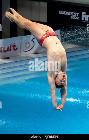 Hart Alex AUT 3m. Springboard Semifinal Diving FINA 19. World Championships Budapest 2022 Budapest,Duna Arena Pool 27/06/2022 Foto Giorgio Scala / Deepbluemedia / Insidefoto Stockfoto