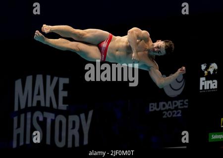 Hart Alex AUT 3m. Springboard Semifinal Diving FINA 19. World Championships Budapest 2022 Budapest,Duna Arena Pool 27/06/2022 Foto Giorgio Scala / Deepbluemedia / Insidefoto Stockfoto