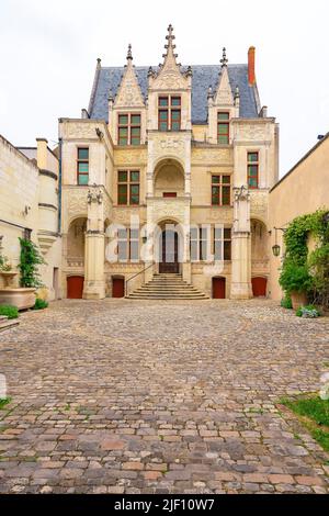 Hotel Goüin in der Altstadt von Tours. Département Indre-et-Loire der Region Centre (Loire-Tal) Frankreich. Das Herrenhaus wurde im 15.. Jahrhundert erbaut. Th Stockfoto