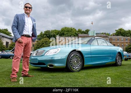 1996 Mercedes-Benz F200 Imagination Konzeptfahrzeug beim London Concours bei der Honourable Artillery Company in der City of London UK Stockfoto