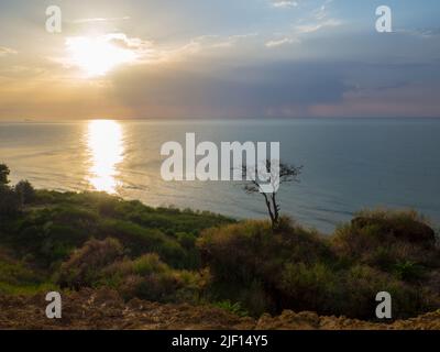 Morgen auf dem Meer Stockfoto