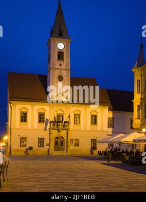 Kroatien, Varazdin, Rathaus, Trg Kralja Tomislava, Stockfoto