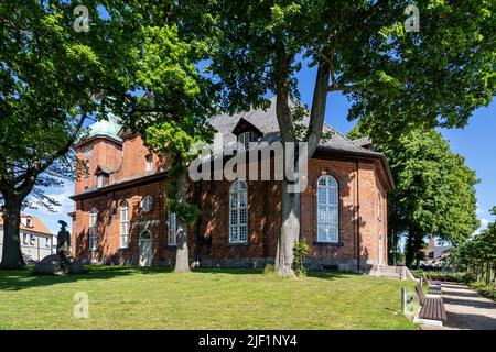 barockkirche St. Nikolai in Kappeln, Deutschland Stockfoto