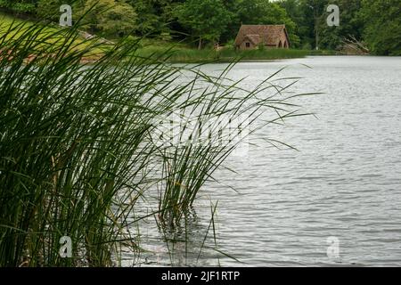 Dudmaston Großer Pool Stockfoto