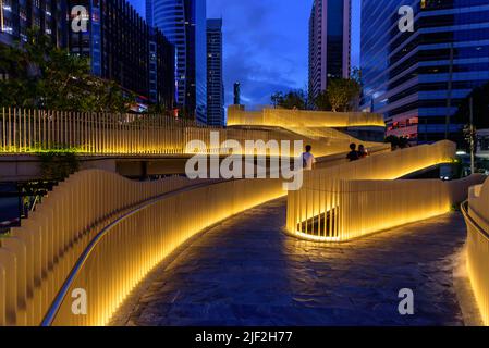 Bangkok , Thailand - 4. Juni 2022: Chongnonsi Kanal öffentlicher Park neue Öffentlichkeit in Bangkok Stockfoto