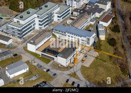 Luftbild, Fraunhofer-Institut für Molekularbiologie und Angewandte Ökologie, Grafschaft, Schmallenberg, Sauerland, Nordrhein-Westfalen, Germa Stockfoto