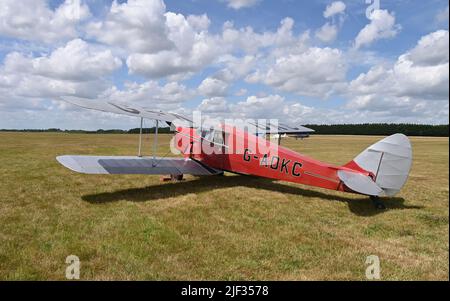 DH87B Hornet Moth, White Waltham, Bekshire, England Stockfoto