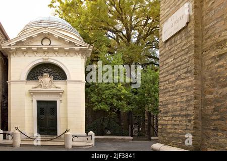 Grab des Dichters Dante in Ravenna, Italien, Emilia Romagna Stockfoto