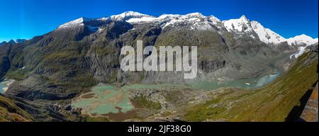 Glockner-Gruppe mit Großglockner, Österreich, Kärnten, Nationalpark hohe Tauern Stockfoto