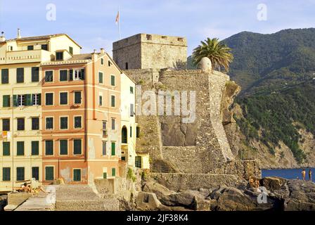 Castello della Gargonara, Italien, Ligurien, Camogli Stockfoto