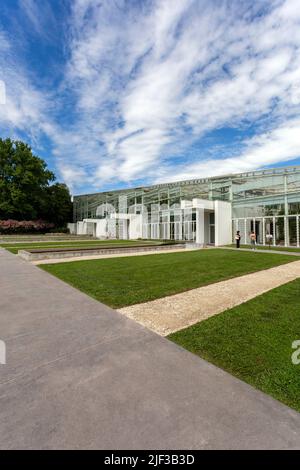 Padua, Italien - 06 10 2022: Der Garten der Biodiversität im Botanischen Garten in Padua an einem Sommertag. Stockfoto