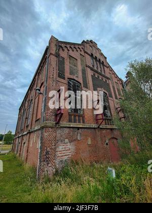 Altes Ziegelgebäude, Ehemaliges Radbod Colliery, Hamm, Deutschland Stockfoto