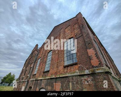 Altes Ziegelgebäude, Ehemaliges Radbod Colliery, Hamm, Deutschland Stockfoto