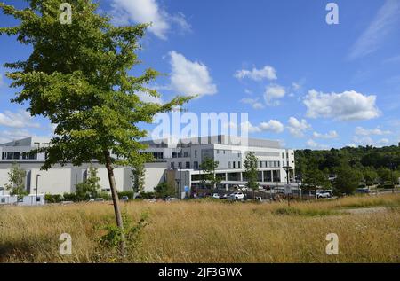 Tunbridge Wells Hospital, Pembury, in der Nähe von Royal Tunbridge Wells, Kent, Großbritannien. Teil des Maidstone and Tunbridge Wells NHS Trust Stockfoto