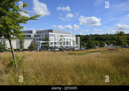 Tunbridge Wells Hospital, Pembury, in der Nähe von Royal Tunbridge Wells, Kent, Großbritannien. Teil des Maidstone and Tunbridge Wells NHS Trust Stockfoto