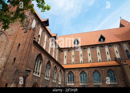 Kreuzritterburg (14. Jahrhundert), Kwidzyn, Pommersche Woiwodschaft, Polen Stockfoto