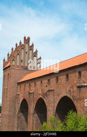 Kreuzritterburg (14. Jahrhundert), Kwidzyn, Pommersche Woiwodschaft, Polen Stockfoto