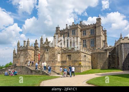 The Little Castle, 17. Century Bolsover Castle, Bolsolver, Derbyshire, England, Vereinigtes Königreich Stockfoto