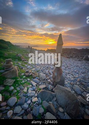 Blick über Whitehillls von banff aberdeenshire. Stockfoto