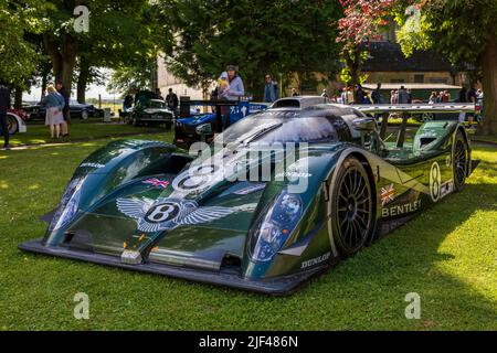 20-2 Bentley EXP Speed 8, ausgestellt am 19.. Juni 2022 im Bicester Heritage Centre Stockfoto