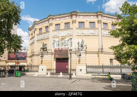 Cirque d'Hiver, Circus-Gebäude, Theater, Zirkus, Paris, Frankreich. Stockfoto