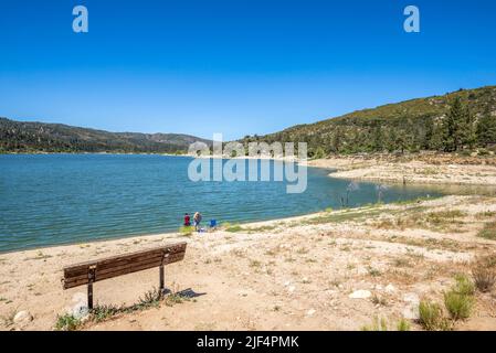 Lake Hemet. Riverside County, Kalifornien, USA. Stockfoto