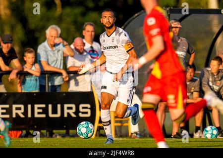 TERWOLDE, NIEDERLANDE - 29. JUNI: Omar El Kaddouri von PAOK Saloniki beim Freundschaftsspiel zwischen Schieß los. Eagles und PAOK Saloniki am 29. Juni 2022 im Sportkomplex Woldermarck in Terwolde, Niederlande (Foto von Patrick Goosen/Orange Picles) Stockfoto