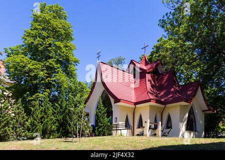 Korhazkapolna (Krankenhauskapelle), erbaut 1992, Sopron, Ungarn Stockfoto